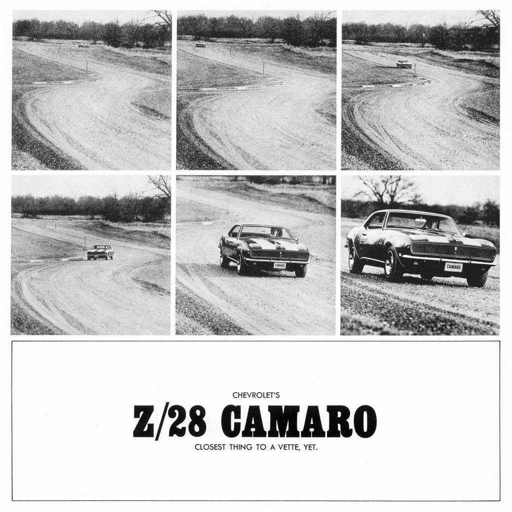1968 Chev Camaro Z28 Brochure Page 1